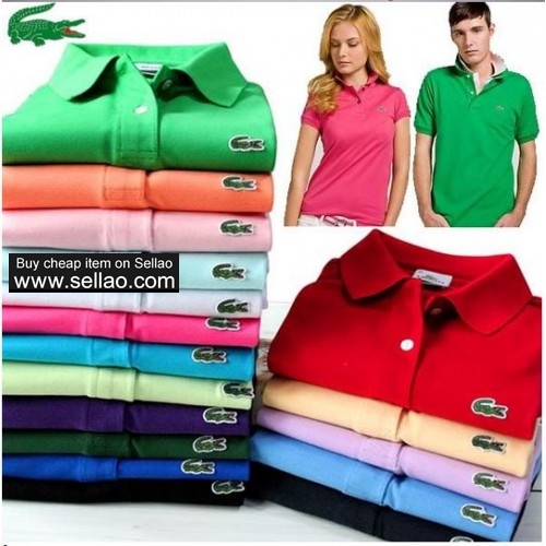 Lacoste shirt Men's and Women Lacoste logo T-shirt  SIZE: S, M, L, XL, XXL, 3XL, 4XL