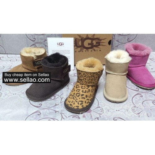 Australian sheep fur one Ugg boots children baby toddle