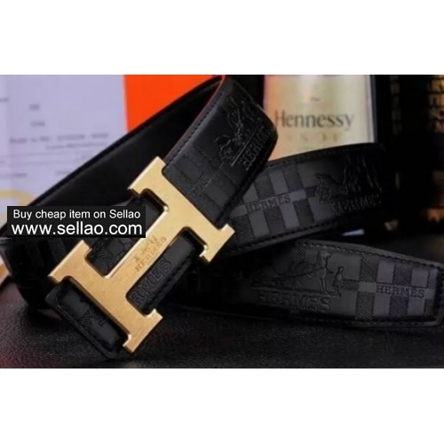 Hermes new men's leather belt wholesale and retail