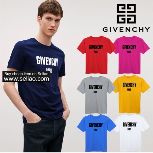 Givenchy  New  Shirt  Hot  Men  Women  High-Quality  Fashion  T-shirt  Shirts