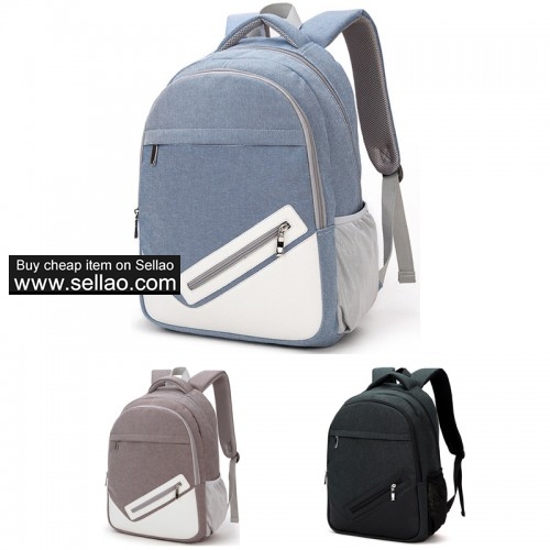 Korean version of the new computer bag outdoor travel men and women canvas backpack