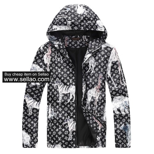 Free delivery of LOUIS VUITTON0 animal men's hoodies