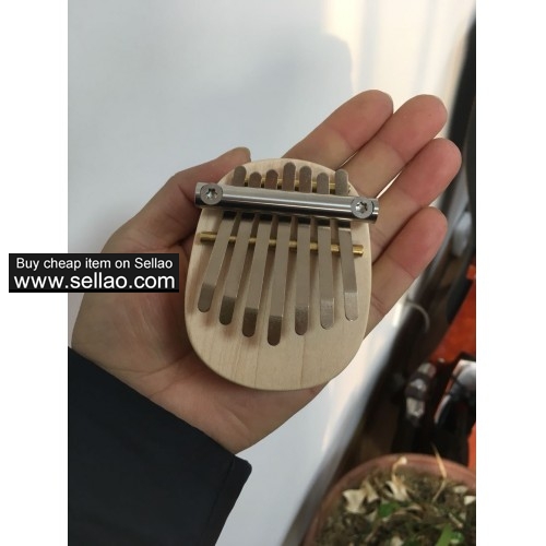 Mini 7 Keys Kalimba  Wood Thumb Piano Finger Percussion Gifts