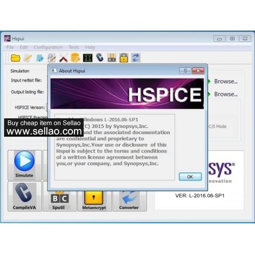 Synopsys hspice L-2016.06-SP1 full version