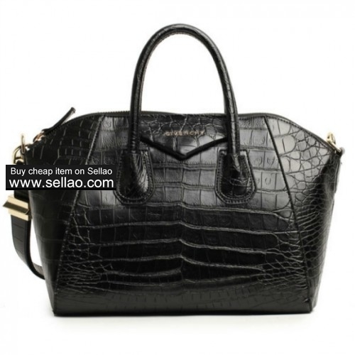 Givenchy Antigona Bag Crocodile Boston Handbag