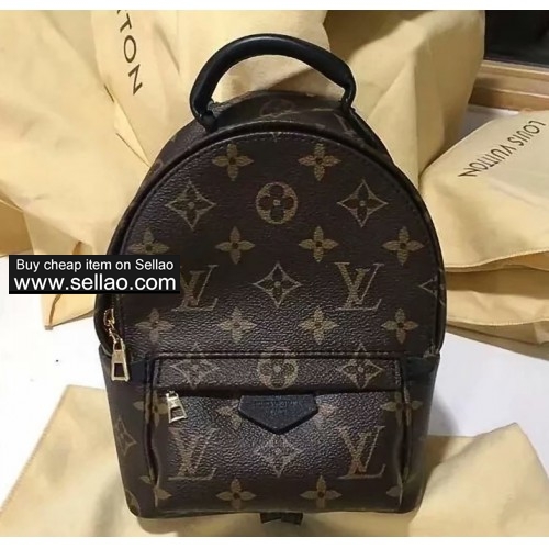 LOUIS VUITTON AAA Palm leather mini backpack LV BAG handbag bag lv