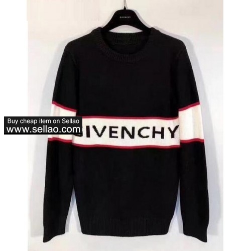 Givenchy New Women/Men Intarsia Wool Sweaters