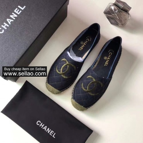 Top quality 1:1 Chanel loafers espadrilles shoes women flat shoes Eu35-40 size