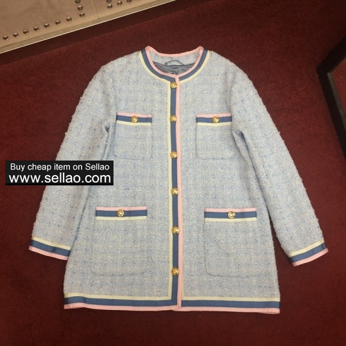 Gucci 2019 spring tweed coat High quality women's tweed jackets