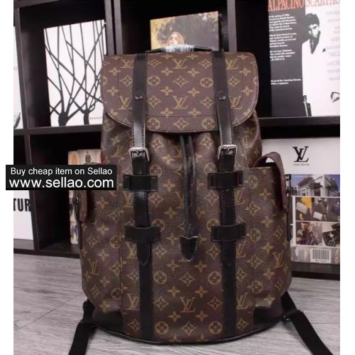 Louis Vuitton 1:1 AAA Man Large Leather bag Backpack Travel Equipment