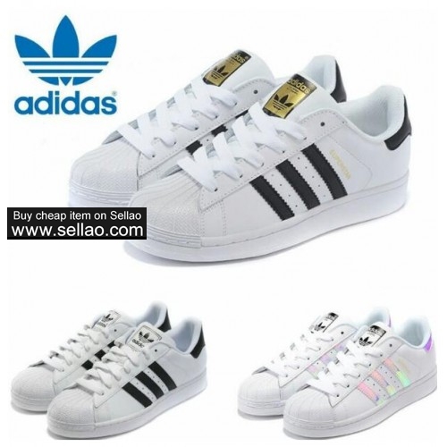 ADIDAS Originals classic Superstar Women Men Casual Shoes fashion Sneakers Super Star leathers flats