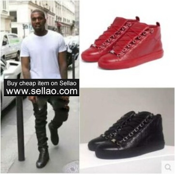 Balenciaga Arena men's leather High sneakers Running shoes