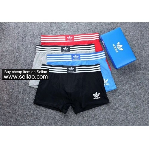 5Pcs Adidas men's underwear cotton boxers shorts  AD01