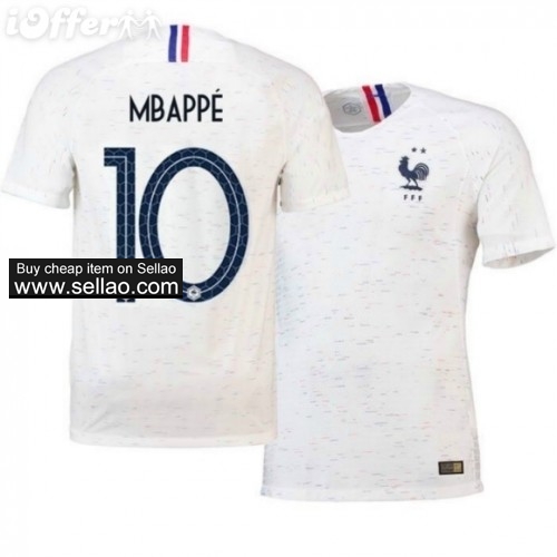 2 stars mbappe 10 france jersey 2018 football shirt 2340
