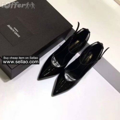 10 5cm women patent leather high heel pointed toe shoes 6035