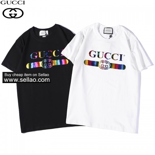 19ss free shipping women men fashion GUCCI tshirt