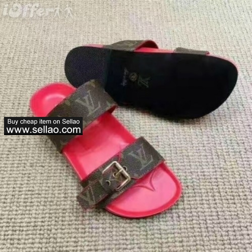 womens open toe mule buckle starp slide sandal slippers ba0b