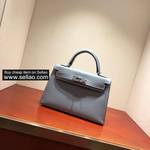 2019 new hot kelly Caviar leather mini silver hardware handbag Shoulder bag Evening bag