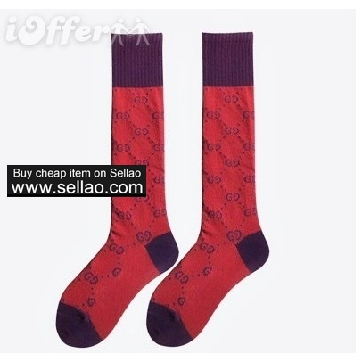 vetements brown spell color letters logo knit socks bf2e