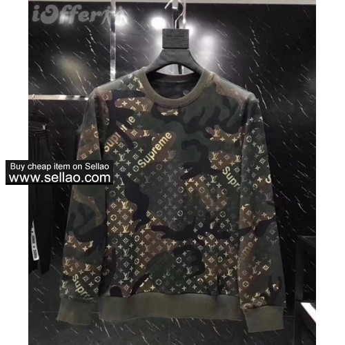 vogue men women print camouflage sweatshirt jacket coat 2981