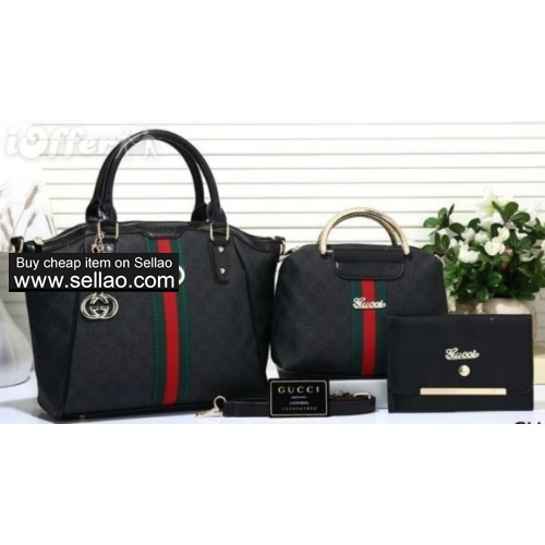 upscale women fashion shoulder bag purse wallet 3p lot c783