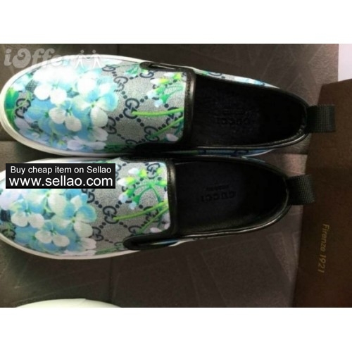 trendy womens mens print leather slip on sneakers shoes f658