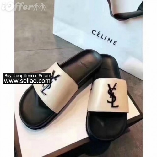 trendy women embellished leather slides sandals slipper 6ac8