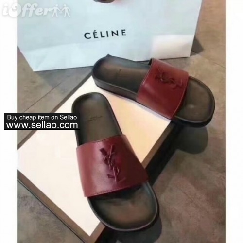 trendy women embellished leather slides sandals slipper 83f8