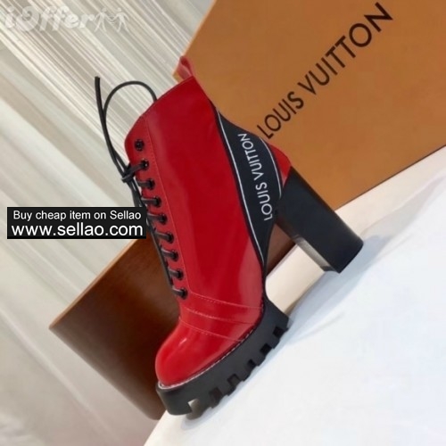top women sneakers real leather short boots high heels 3064