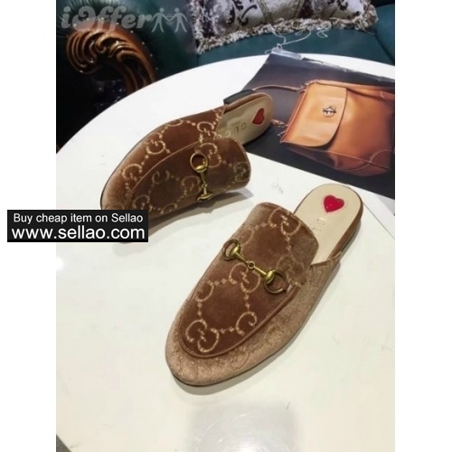 real leather popular slippers loafers womens flat shoes 4a60