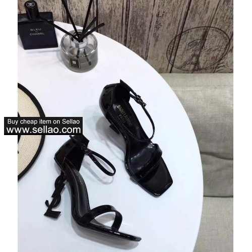 2019 YSL Opyum sandals WOMENS SHOES LEATHER SANDALS 11CM SHOES