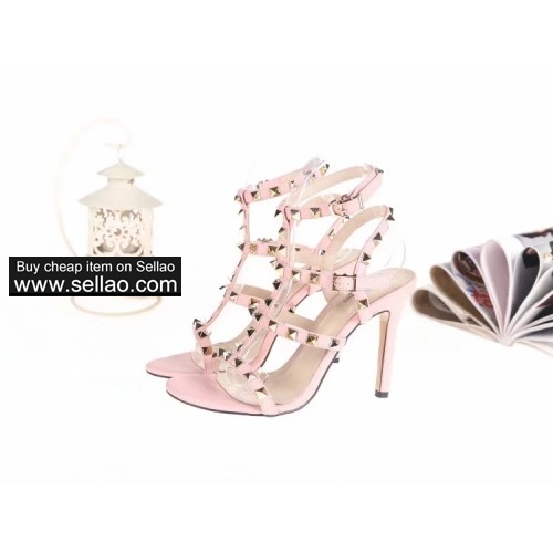 SANDAL 100MM Valentino hegh heels sandals LEATHER SLIPPERS shoes