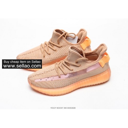 TOP Yeezy Boost 350 V2 Clay  Hyperspace TRAINERS Kanye West  WOMENS MENS RUNNING SHOES SNEAKERS