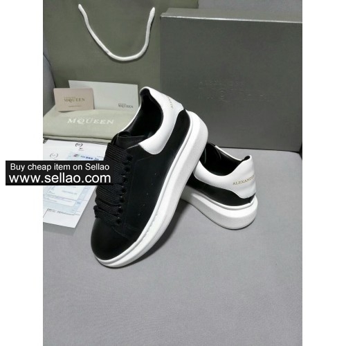 Alexander McQueen High quality 1:1 woemns TRAINERS LEATHER SHOES 35-40 SNEAKERS