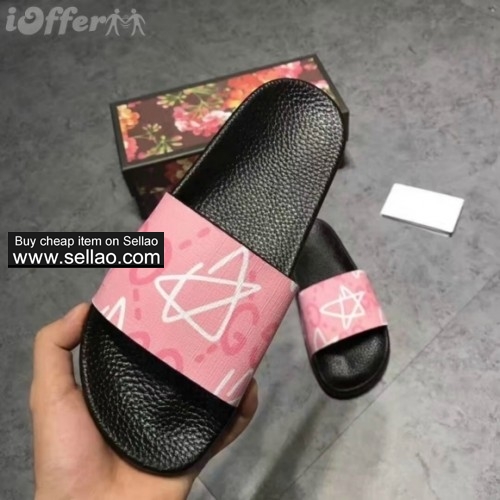 2018 womens men slide sandals mules slippers flip flops 9737