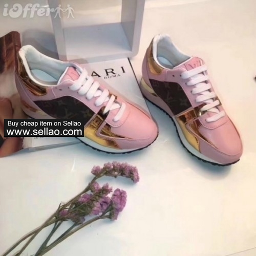 2018 womens patchwork suede leather sneakers run shoes 860f