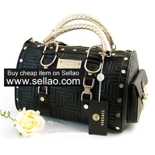 Versace tote handbag bag purse with gold hardware .QY