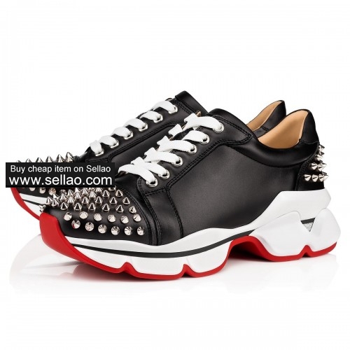 2019 NEW STYLE Christian Louboutin MENS SNEAKERS CL SHOES 39-45 TRAINERS