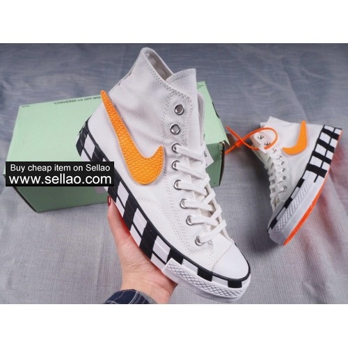 OFF WHITE x Converse Chuck 1970S Canvas Shoes WOMENS MENS SNEAKERS  36-44 TRAINERS