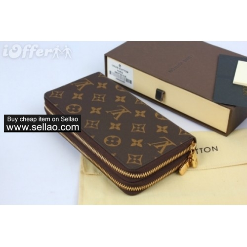 selling Louis vuitton Leather Black Cowhide Credit Card Wallet Purse Bag lv AAA