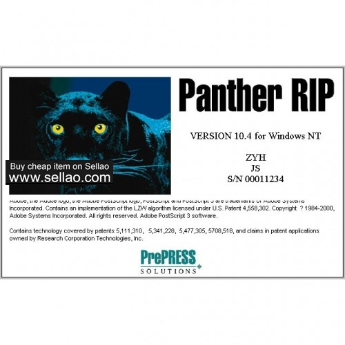 PrePRESS Panther RIP v10.0 黑豹激光照排机菲林输出系统