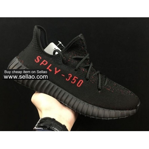 Adidas Yeezy 350 Boost V2 Black and purple women Cheap high quality sports shoes