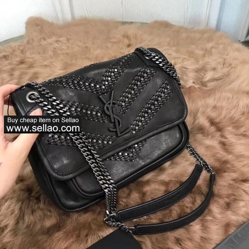 YSL niki bag baby in original quality leather