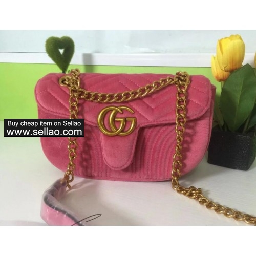 GUCCI luxury handbags women bags designer small messenger Velour bags  brands shoulder fashion cross