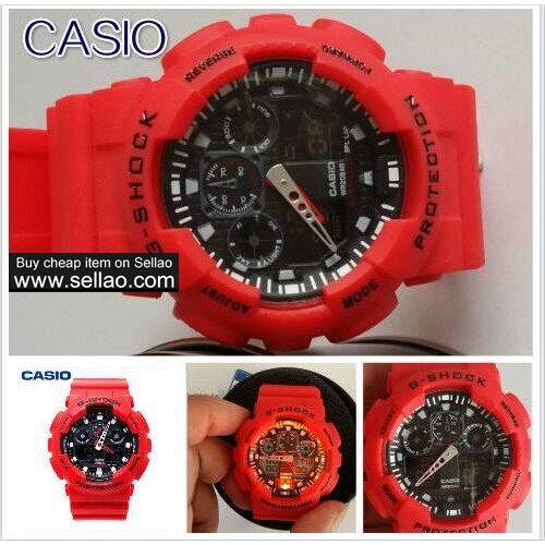 Casio Metal Box Label Top Grade Casio G Shock Ga110 Watch LED Dual Display Men Women Sports Watches