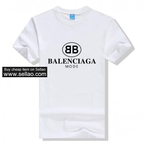 balenciaga MODE new men women T-shirts casual Street sport tops Tshirt Fashion short-sleeved tees