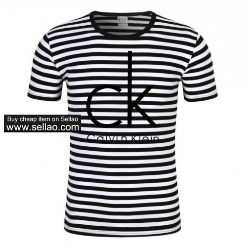 luxury brand Calvin Klein men women T-shirts casual short-sleeved Tshirt Fashion Street tops tees