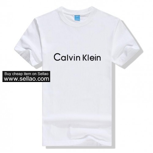 Calvin Klein newest men women T-shirts casual short-sleeved Tshirt Fashion luxury brand tops tees