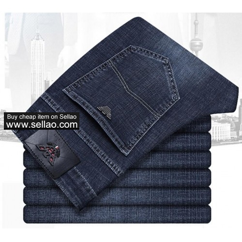 2019 New Men's Armani Casual Jeans men elastic Brand Jeans Size 29-40