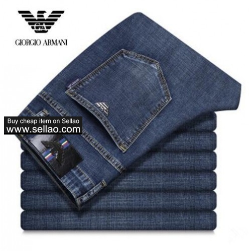 2019 Spring-Autumn New Men's Armani Casual Jeans men elastic Brand Jeans Size 29-40